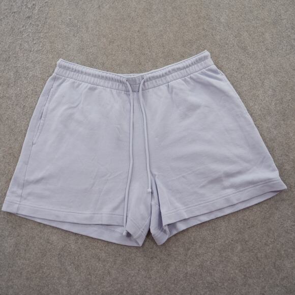 Vince Sweat Shorts Mens Large Blue Fleece Drawstring Elastic Waist 5" - Picture 1 of 11